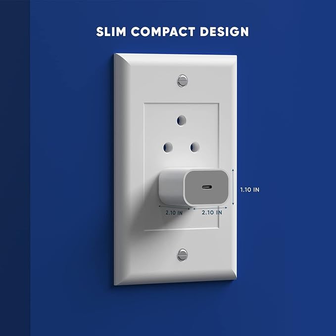 Apple 20W USB-C Power Adapter (for iPhone, iPad & AirPods)