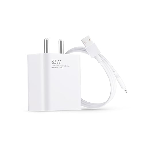 Mi 33W SonicCharge 2.0 USB Charger for Cellular Phones, White